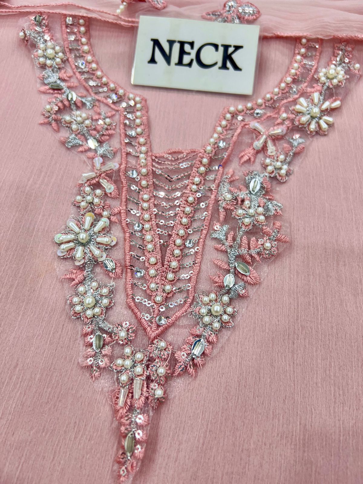 BAROOQUE LUXURY CHIFFON HAND EMBELLISHED FESTIVE COLLECTION - Image 4
