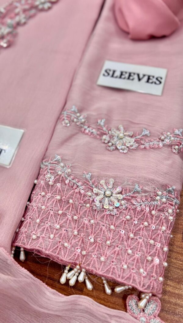 BAROOQUE LUXURY CHIFFON HAND EMBELLISHED FESTIVE COLLECTION - Image 5