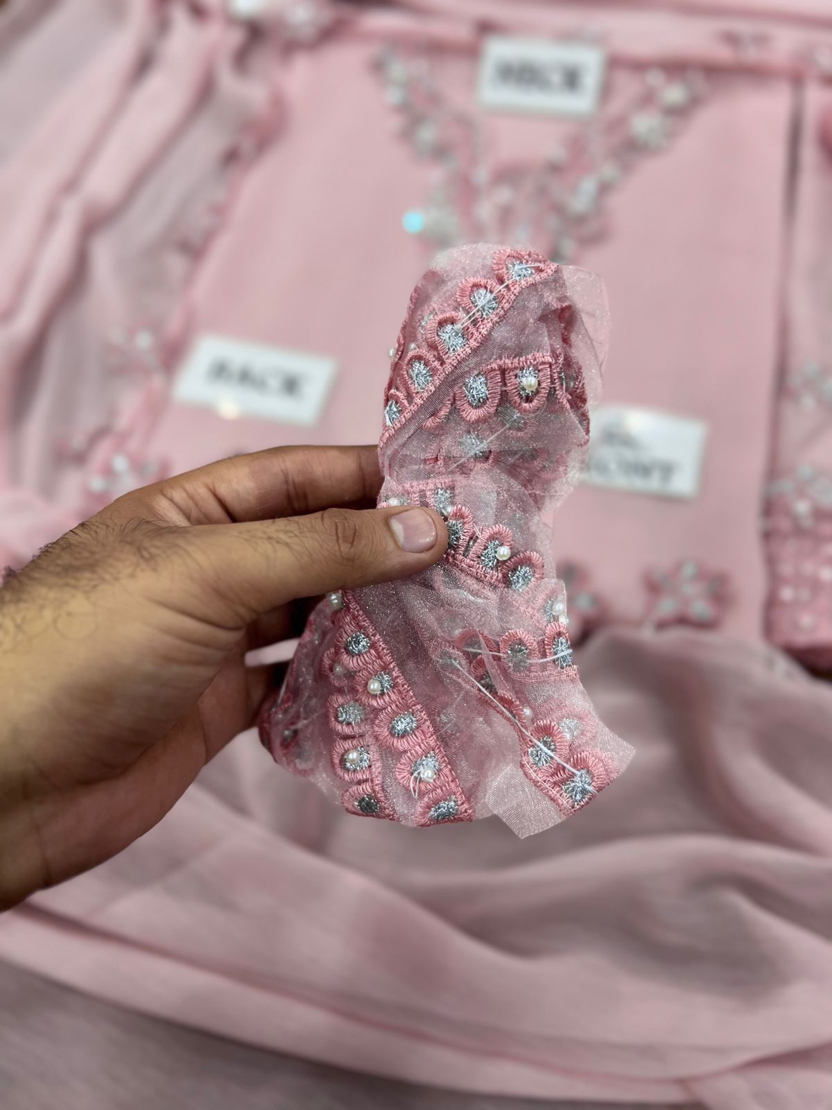 BAROOQUE LUXURY CHIFFON HAND EMBELLISHED FESTIVE COLLECTION - Image 6