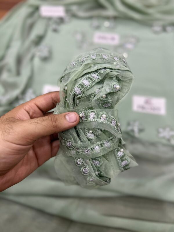 BAROOQUE LUXURY CHIFFON HAND EMBELLISHED FESTIVE COLLECTION - Image 7