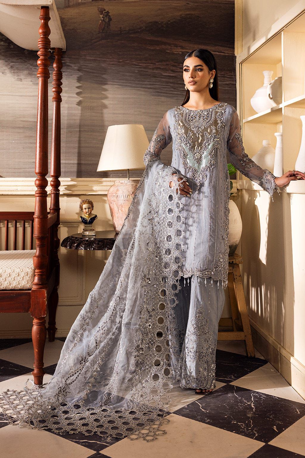 WEDDING COLLECTION NEW MARIA B ORGANZA