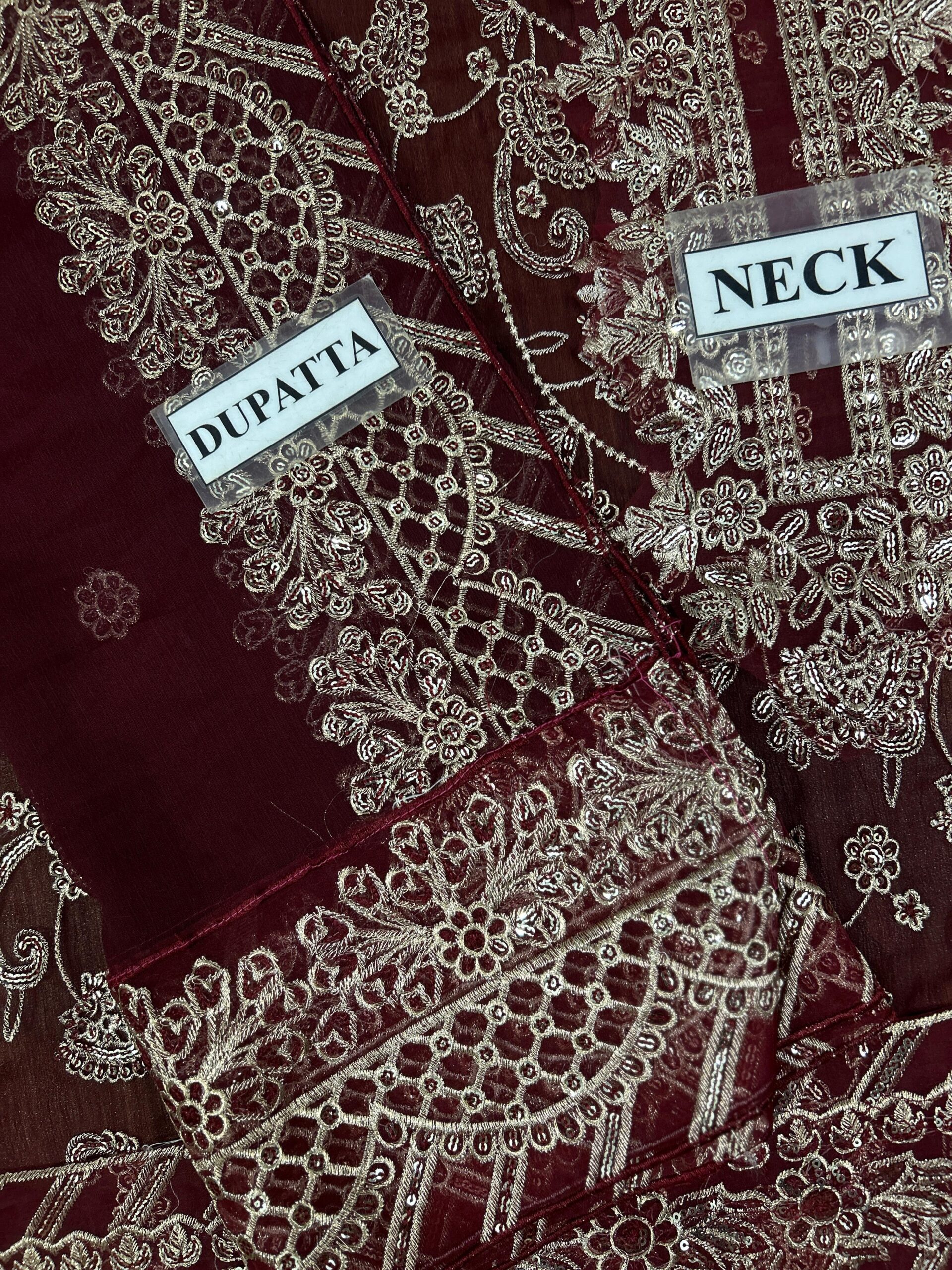 ASIM JOFA ( MARHOON🟢) WEDDING COLLECTION - Image 4