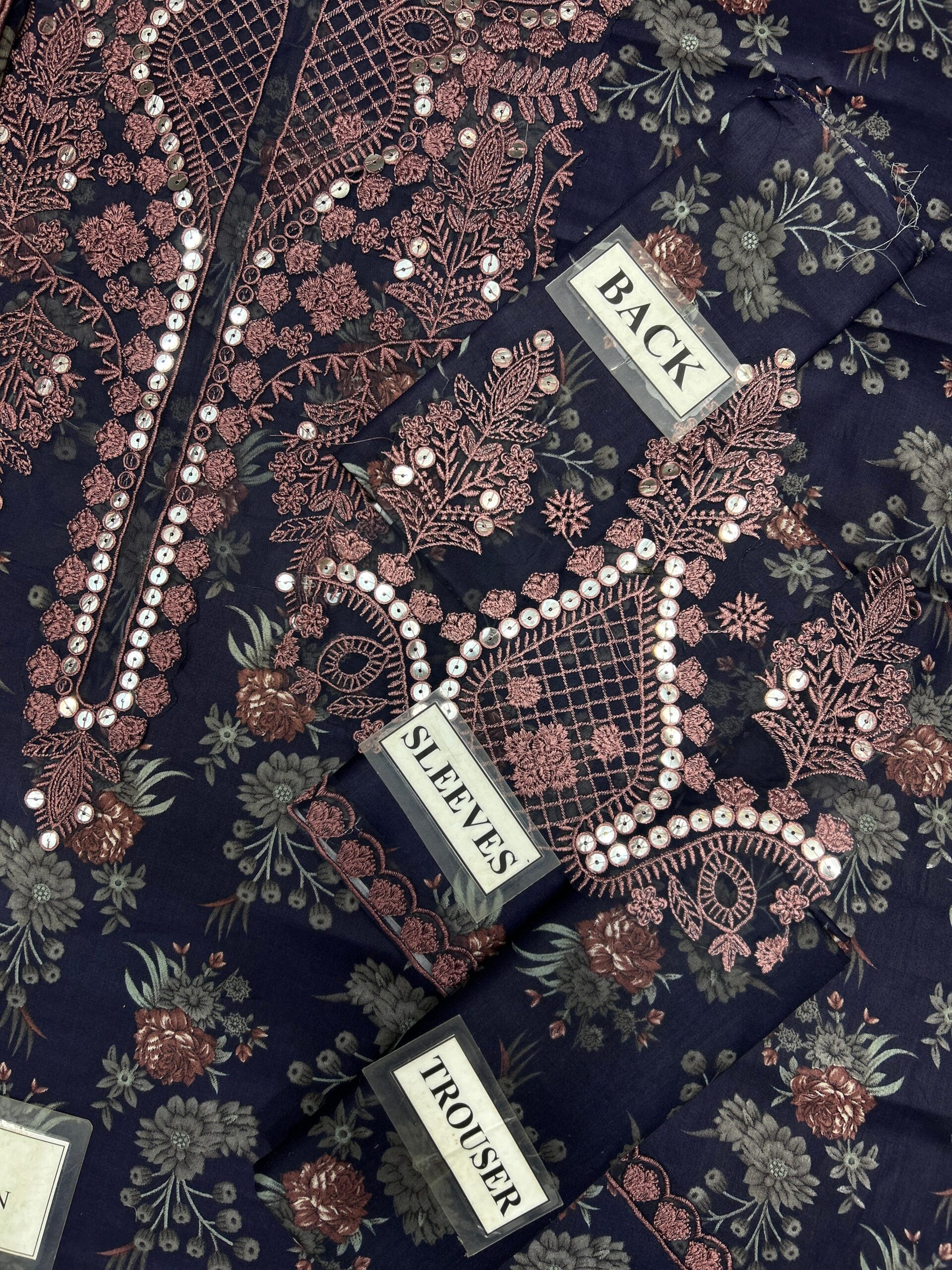 NEW ARRIVAL MOHAGNI LAWN EMB DUPPTTA 9MM WORK - Image 5